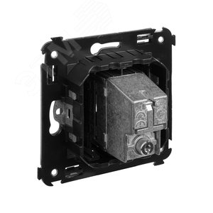 Avanti Розетка TV проходная в стену, , Черный матовый - фото 4