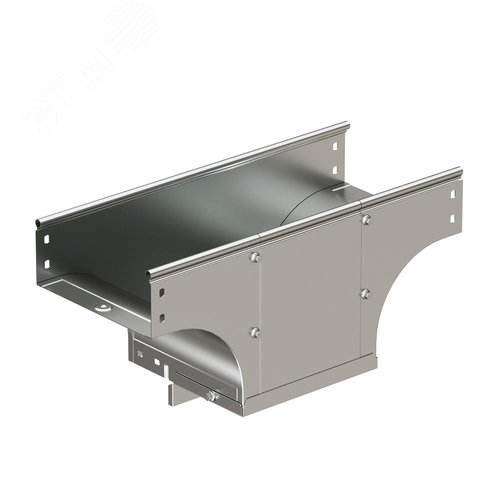 Ответвитель TDS T-образный вертикальный универсальный основание 150 H100 в комплекте крепежные элементы соединительные пластины - фото 3