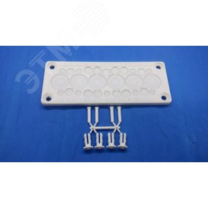 Изображение товара Кабельный ввод пластик V0 UL94 IP65 +100 - 40 28 отверстий FL21 (шт)