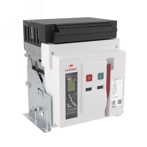 Воздушный автоматический выключатель YON AGS20S 3Р 2000 А 80 кА, типоразмер N, расцепитель 3H, фиксированный, управление 220 В AC, горизонтальное подключение - фото 1