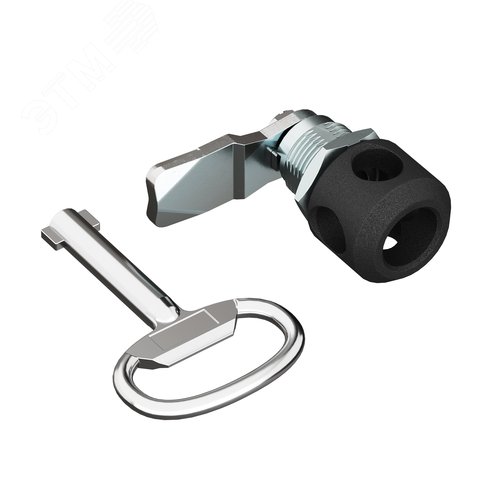 Изображение товара Накладка для навесного замка шкафов ST и CE, с личинкой под ключ сдвойной бородкой 3мм (шт)