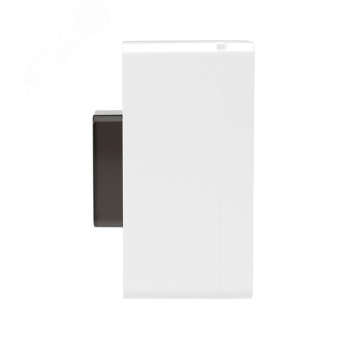 Щиток 2 мод настенный Фрейм (FRAME), белый, с тонированной дверцей - фото 4