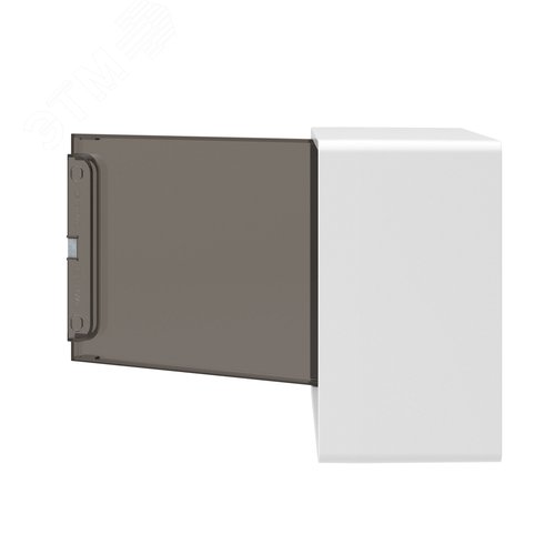 Щиток 8 мод настенный Фрейм (FRAME), белый, с тонированной дверцей, с 2 шинами PEN на 6 и 8 отв. - фото 4