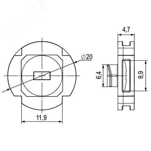 Крепежный элемент ZP2 для короба RL - фото 2