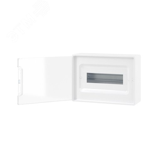 Щиток 12 мод настенный Фрейм (FRAME), белый, с прозрачной дверцей, с 2 шинами PEN на 6 и 8 отв. - фото 3