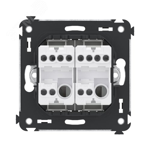 Avanti Переключатель двухклавишный в стену, ''Ванильная дымка'' - фото 3