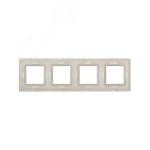 Рамка из натурального стекла, ''Avanti'', светло-зеленая, 8 модулей - фото 3