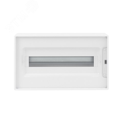 Щиток 18 мод настенный Фрейм (FRAME), белый с прозрачной дверцей, с 2 шинами PEN на 8 и 10 отв. - фото 2