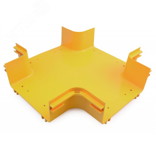 Ответвитель Х-образный оптического лотка 100х120 мм - фото 1