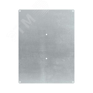 Монтажная панель для цельного навесного шкафа из фибергласа, металл, 500х400 (ВхШ) мм - фото 1