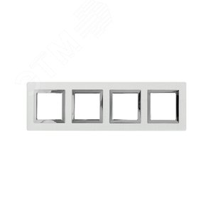 Рамка из алюминия, ''Avanti'', серая, 8 модулей - фото 1