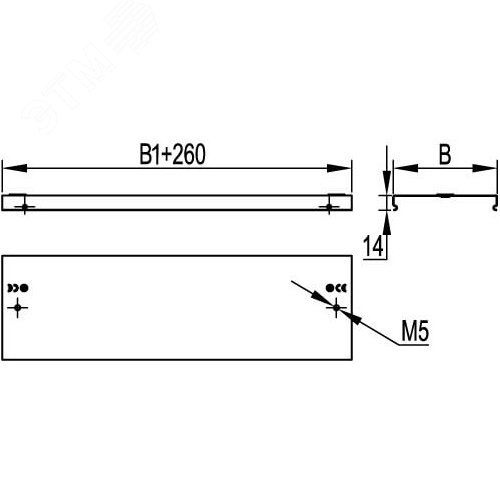 Зажим для подключения гибкой шины 80x50 - фото 2