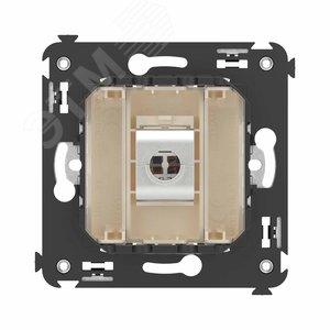 Avanti Компьютерная розетка RJ-45 без шторки в стену, кат.6А одинарная экранированная,  Ванильная дымка - фото 4