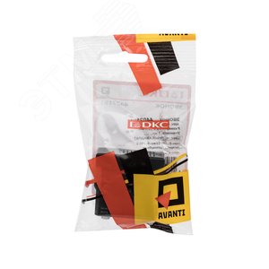 Avanti Звонок ''Черный квадрат'' 220V, 1 модульный - фото 5