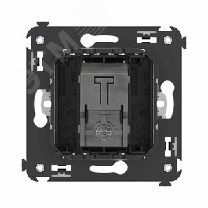 Avanti Розетка TV оконечная в стену,  Черный матовый - фото 4