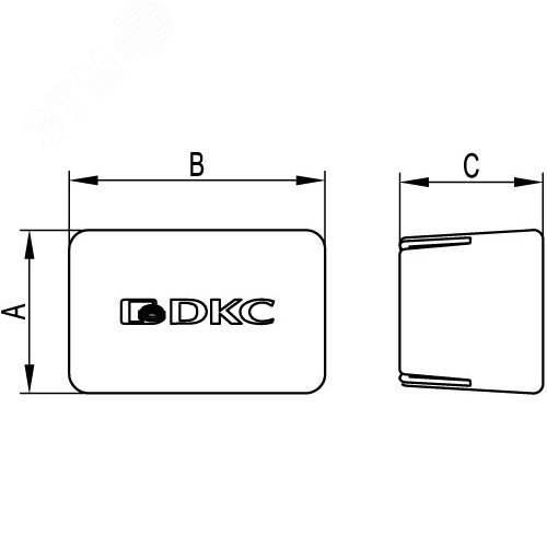 Заглушка торцевая для одиночного профиля PSL/PSM/BPF - фото 2