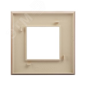 Avanti Рамка ARTLEBEDEV Кремовый жемчуг 2 модуля - фото 3