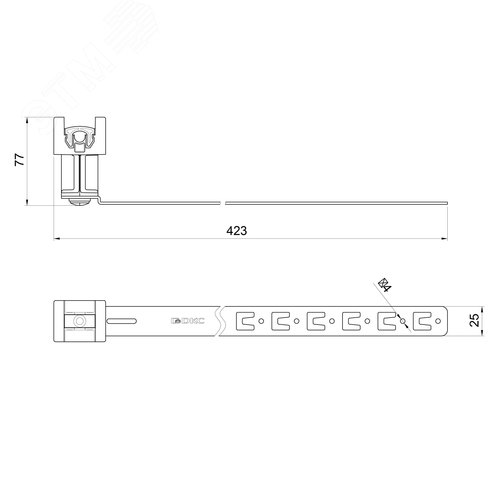 Трансформатор тока CT50 400A, класс 0.2S, 1.5ВА - фото 2