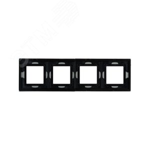 Рамка из натурального стекла, ''Avanti'', светло-серая, 8 модулей - фото 3