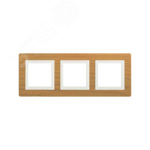 Рамка из натурального дерева, ''Avanti'', беленый дуб, 6 модулей - фото 1