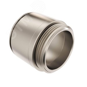 Муфта труба-коробка D=63мм IP66/IP67 М63х1.5 никелированная латунь - фото 3