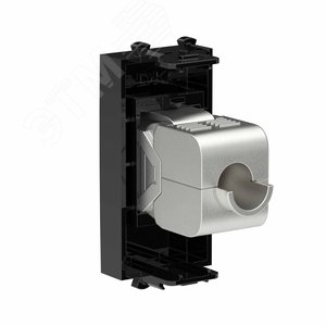 Avanti Компьютерная розетка RJ-45 без шторки      модульная кат.6А экранированная Черный квадрат 1  модуль - фото 4