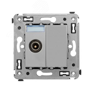 Изображение товара Avanti Розетка TV проходная в стену, Закаленная сталь (шт)