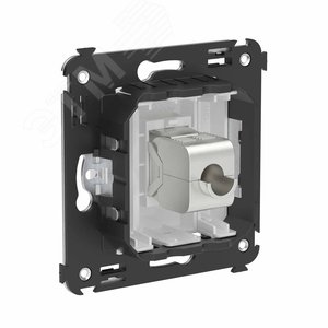 Avanti Avati Компьютерная розетка RJ-45 без шторки в     стену кат.6 одинарная экранированная Белое облако - фото 3