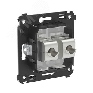 Avanti Компьютерная розетка RJ-45 без шторки в    стену, кат.5е двойная,экранированная Белое облако - фото 3