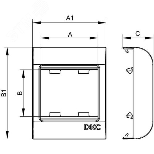 PDD Коробка монтажная под 2 модуля VIVA - фото 5
