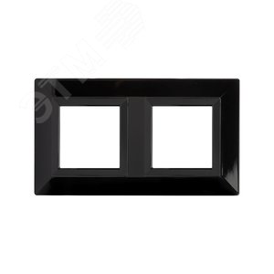Рамка из металла, ''Avanti'', черная, 4 модуля - фото 1