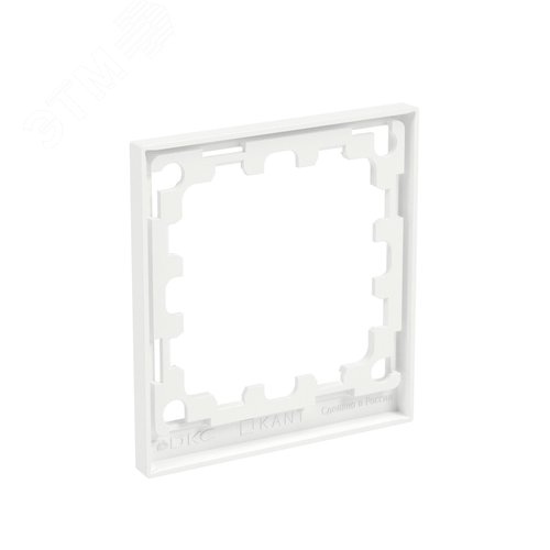 Рамка на 1 пост, KANT, белая магнолия - фото 3