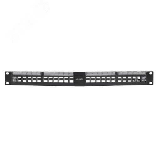 Патч-панель наборная угловая 19'.1U. под 24 модуля Keystone. UTP/STP - фото 4