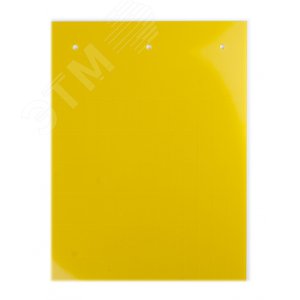 Табличка полужесткая. Клейкое основание. ПВХ-0,5. Желтая (33 шт на 1 листе) TAS359AY DKC
