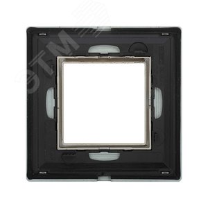 Рамка из металла, ''Avanti'', светло-серебристая, 2 модуля - фото 3