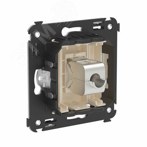 Avanti Компьютерная розетка RJ-45 без шторки в стену, кат.6 одинарная экранированная,  Ванильная дымка - фото 3