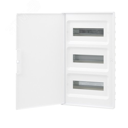 Щиток 36 мод встраиваемый Фрейм (FRAME), белый, с белой дверцей, с 4 шинами PEN (2шт на 8 отв. и 2шт на 10отв.) - фото 3