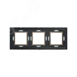 Рамка из металла, ''Avanti'', светло-серебристая, 6 модулей - фото 3