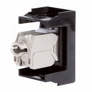 Розетка RJ-45 кат5E,экр, ЭУИ Вива (Viva),1 мод.,черн - фото 3