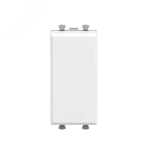 Выключатель модульный, Avanti, белое облако, 1 модуль - фото 1