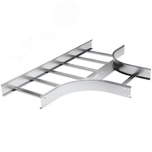 Ответвитель Т-образный 80х400 R600 горячеоцинкованный в комплекте крепежные элементы соединительные пластины - фото 1