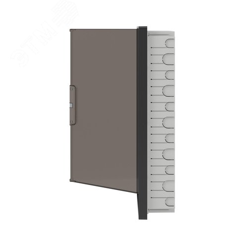 Щиток 36 мод встраиваемый для полых стен Фрейм (FRAME), черный, с тонированной дверцей, с 4 шинами PEN (2шт на 8 отв. и 2шт на 10 отв.) - фото 5