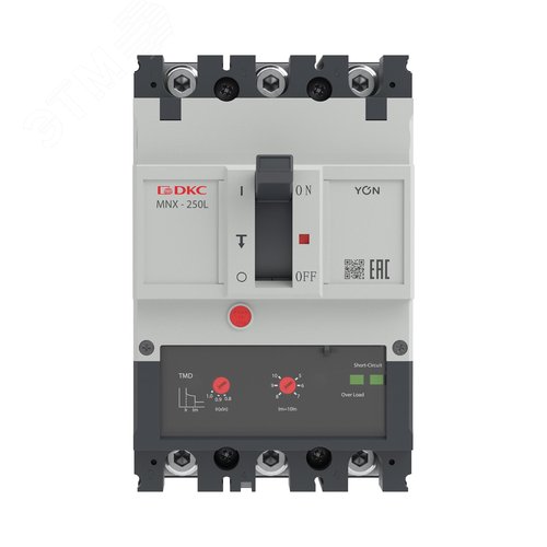 Выключатель автоматический YON pro MNX250L 3P 200 A 70 kA при AC415V расцепитель TMD - фото 2