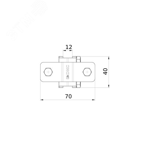 Зажим фальцевый медь - фото 2