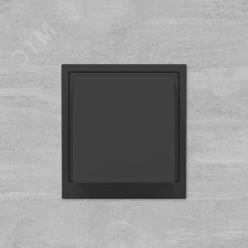 Вывод кабеля из стены, KANT, черный уголь - фото 6