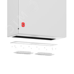 Фланец для монтажа кабельного ввода FL21 для корпусов ST, тип 4, 443x153 мм, красный RAL3020 - фото 4