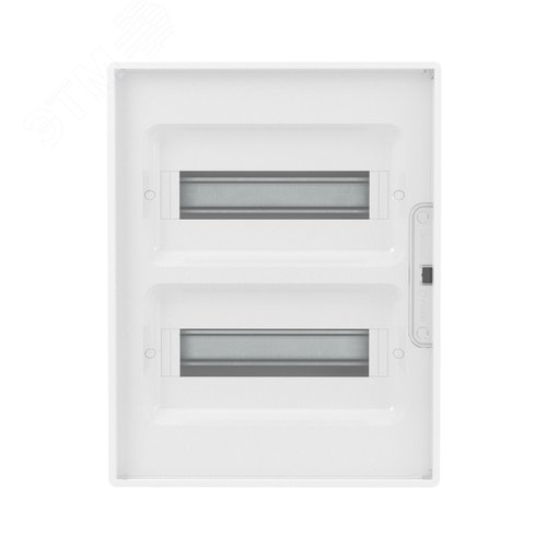 Щиток 24 мод встраиваемый для полых стен Фрейм (FRAME), белый, с прозрачной дверцей, с 4 шинами PEN (2шт на 8 отв. и 2шт на 6 отв.) - фото 2