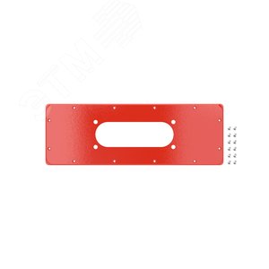 Изображение товара Фланец для монтажа кабельного ввода FL21 для корпусов ST, тип 4, 443x153 мм, красный RAL3020 (шт)
