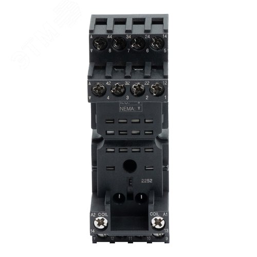 Колодка с винтовыми клеммами для реле на 4 группы IR-24DC/220DC/230AC-4CO - фото 4