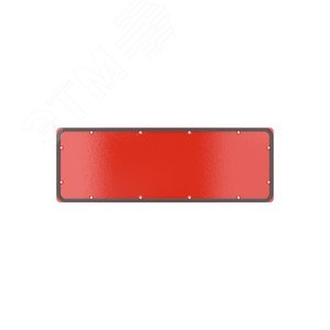 Фланец сплошной для корпусов ST, тип 4, 443x153 мм, красный RAL3020 - фото 2